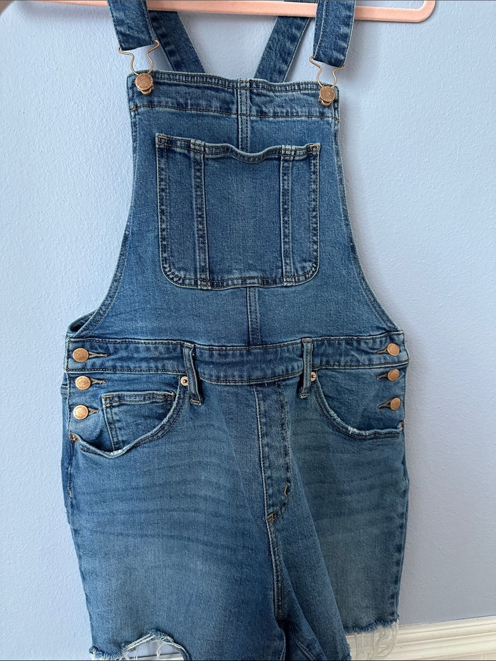 Universal Thread Medium Blue Denim Overalls